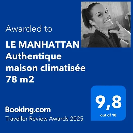 Le Manhattan Authentique Maison Climatisee 78 M2 Apartament Brasles